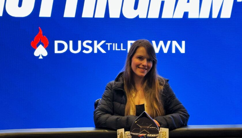 Maria Lampropulos. Winner of UKIPT Poker event in Nottingham. November 2024.