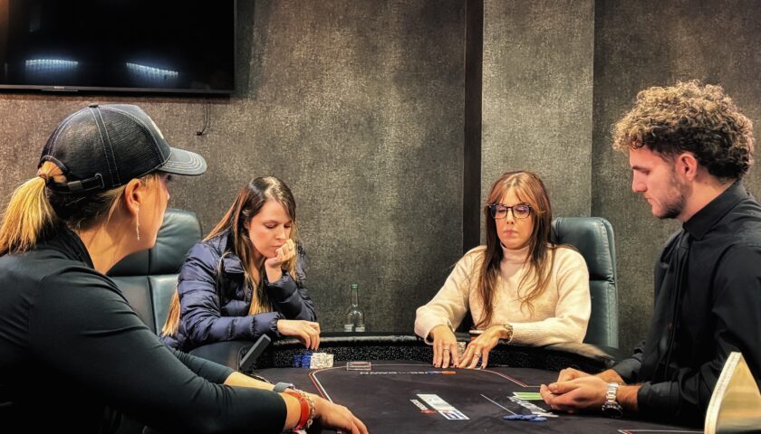 Maria Lampropulos, Cheryl Barrows and Lydia Cugudda at the UKIPT Nottingham Event Poker Stars